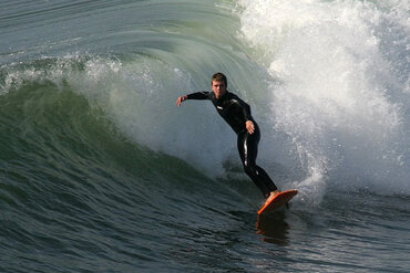 Surf die Welle in Portugel / Ostern