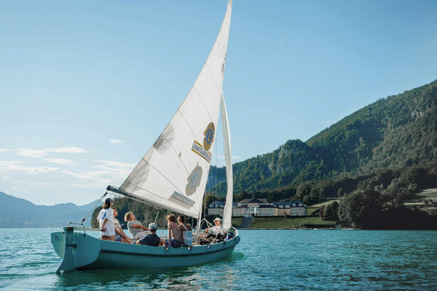 Segeln lernen für Kinder am Wolfgangsee im Ferienhort Camp